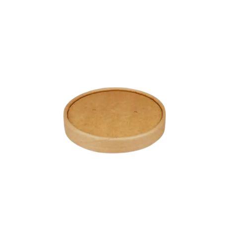 [5602] Papp-Membran-Deckel Ø98mm für 12oz Kraft-Braun 500Stück
