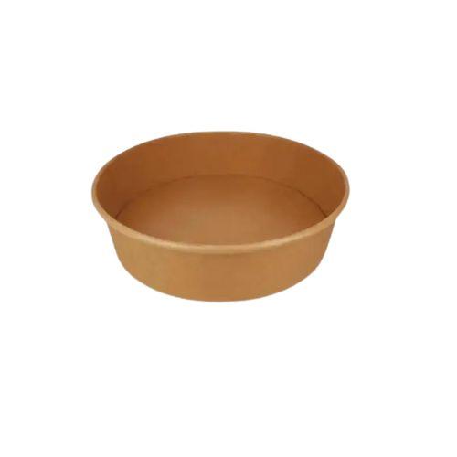 [5053] Papp-Salatschale 1100ml Ø184mm Braun 300Stück