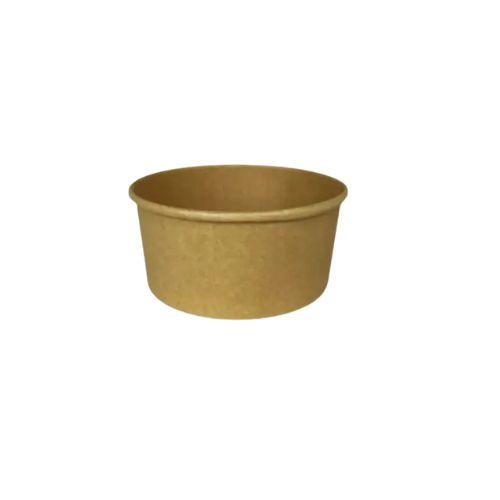 [5054] Papp-Salatschale 1300ml Ø165mm Braun 300Stück