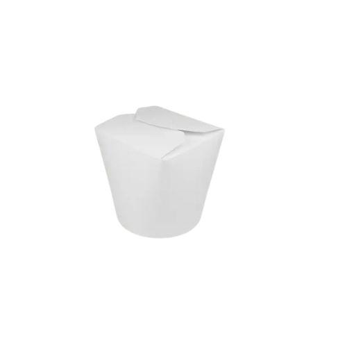 [5154] Papp-Nudelbox S 16oz Weiß 500Stück