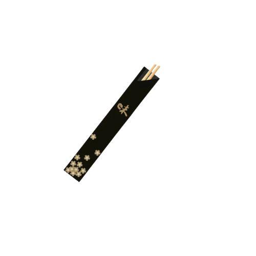 [5104] Einweg-Essstäbchen Glück 22cm Bambus 100Stück