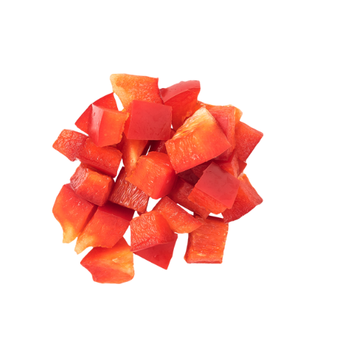 [9029] Paprika rot gewürfelt 20mm - je kg