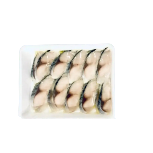 [2853] Shime Saba Makrelen Scheiben 160g Schale