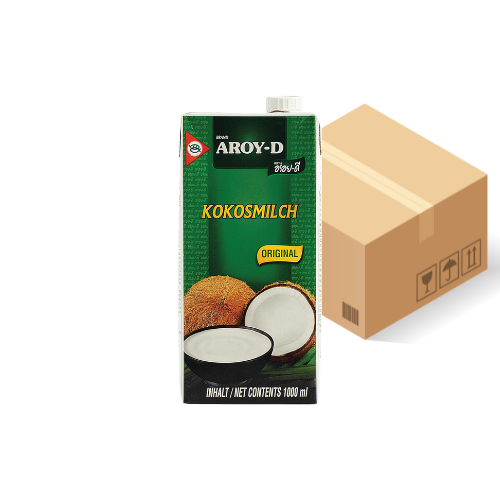 [1501] Aroy-D Kokosmilch 17,5% Fett 12x1l Karton