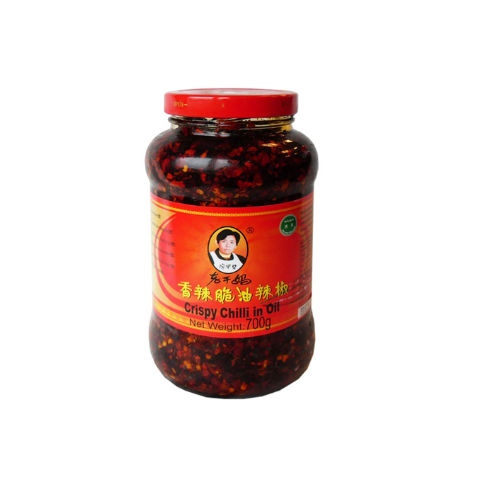 LaoGanMa Crispy Chili Öl mit Röstzwiebeln 210g