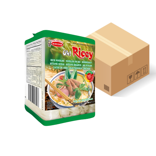 OH!RICEY Reisnudeln Pho Kho grün 3mm 18x500g Karton
